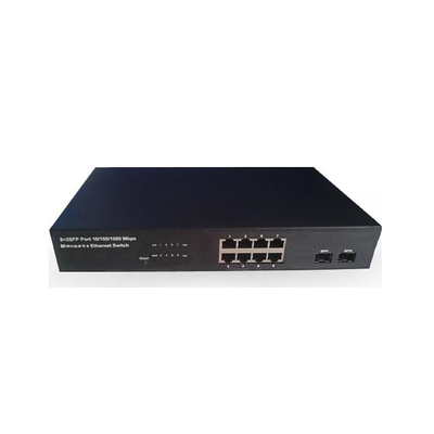 OEM Rack Mounted Network Switch 10 Port Iron Shell Gigabit Switch