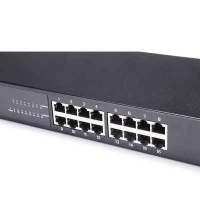 ODM 16 Port Unmanaged POE Switch 4.8Gbps With RTL8324D Chipset